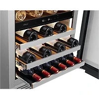 41 Bottle Panel Ready Undercounter Dual Zone Wine Cooler