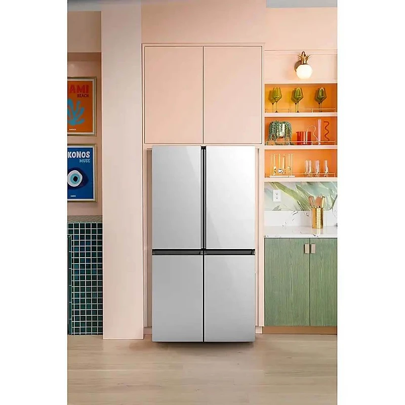 28.3 Cu. Ft. Stainless 4-Door French Door Smart Refrigerator