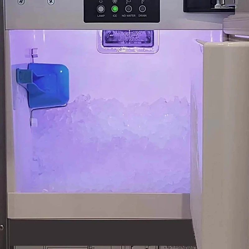 25 lbs. Panel Ready Built-In Undercounter Nugget Ice Maker