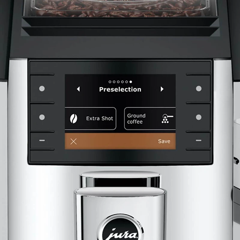 E8 Automatic Coffee Machine - Chrome - Certified Factory Refurbished