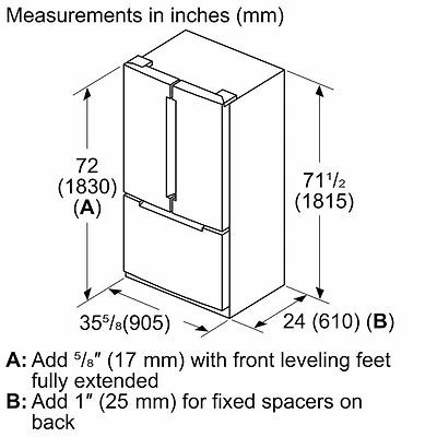 20.8 Cu. Ft. 800 Series Stainless Counter-Depth French Door Smart Refrigerator
