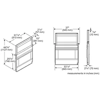 36 inch Stainless Retractable Downdraft Ventilation Range Hood