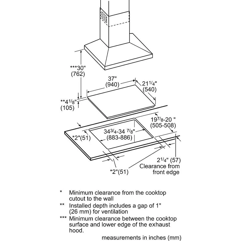36 inch Black 5 Burner Induction Smart Cooktop