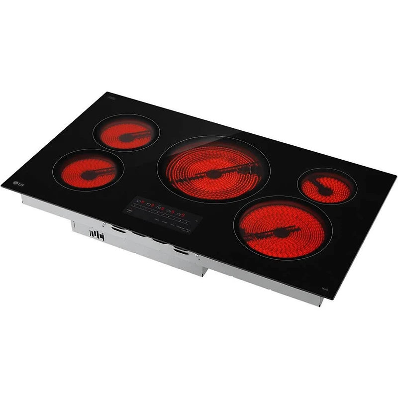 36 inch Black 5 Element Smart Smoothtop Cooktop