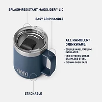 Rambler 10 oz. Mug with MagSlider Lid - Cape Taupe