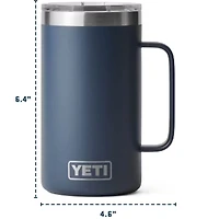 Rambler 24 oz. Mug with MagSlider Lid - Black Forest