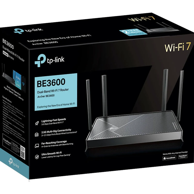 Archer Dual-Band Wi-Fi 7 Router - 3.6Gps