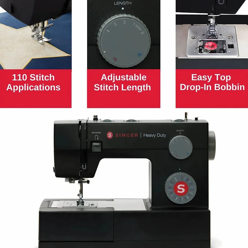 Heavy Duty 4432 Sewing Machine - Black - Refurbished