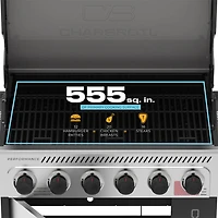 Performance Series FlavorMax 6-Burner Gas Grill - Stainless