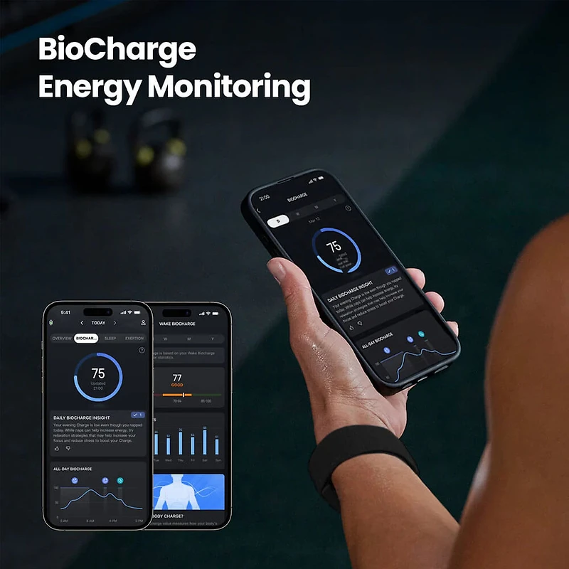 Helio Strap Fitness Tracker - Black