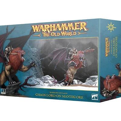 Warhammer: The Old War - Warriors of Chaos: Chaos Lord on Manticore