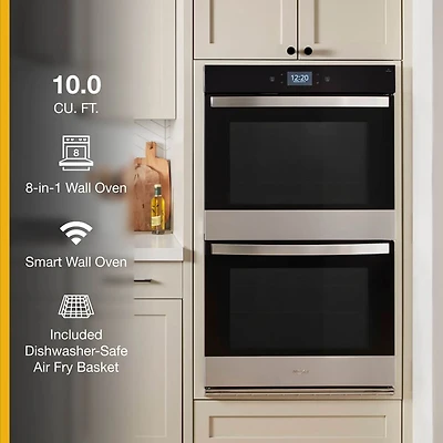 30 inch Stainless Double Electric Smart Wall Oven