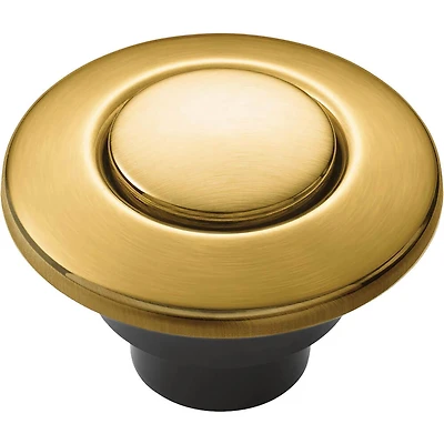 Plastic Garbage Disposal Air Switch - Brushed Gold
