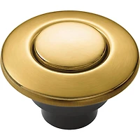 Plastic Garbage Disposal Air Switch - Brushed Gold