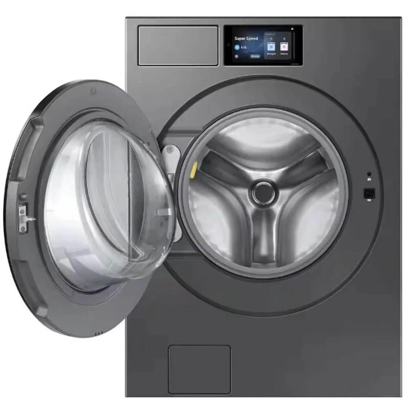 5.3 Cu. Ft. Bespoke AI Black Steel Front Load Washer