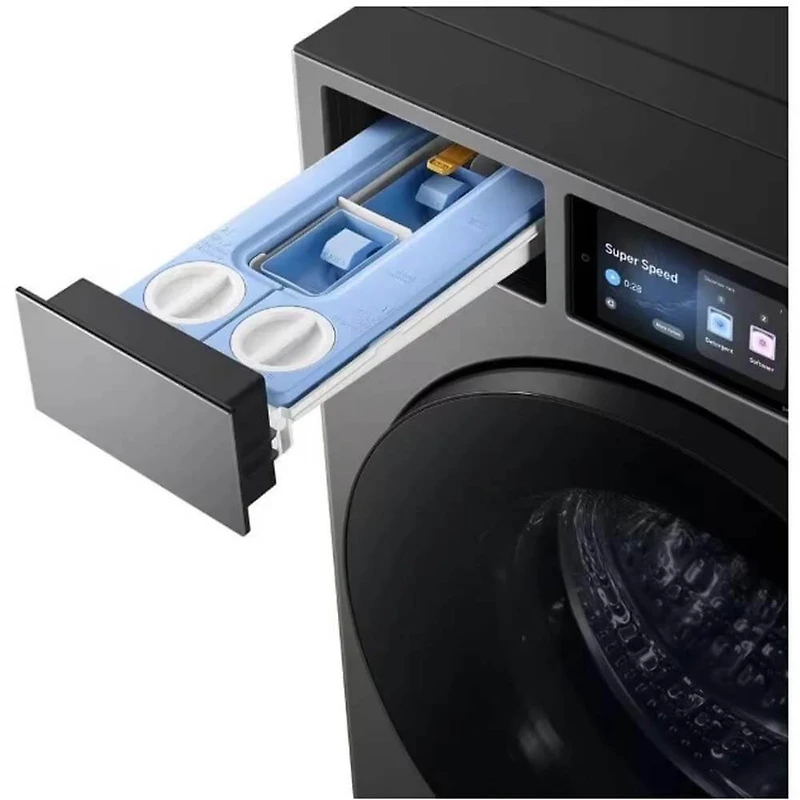 5.3 Cu. Ft. Bespoke AI Black Steel Front Load Washer