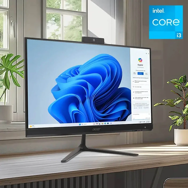24 inch Aspire C24 All-in-One Desktop - Intel Core-i3 1305U - Intel UHD Graphics - 8GB RAM / 512GB SSD