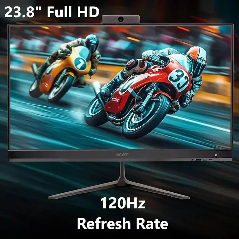 24 inch Aspire C24 All-in-One Desktop - Intel Core-i3 1305U - Intel UHD Graphics - 8GB RAM / 512GB SSD