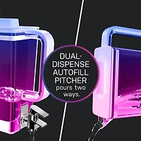 22.9 Cu. Ft. Stainless Counter Depth 4-Door French Door Smart Refrigerator with Dual-Dispense AutoFill Pitcher