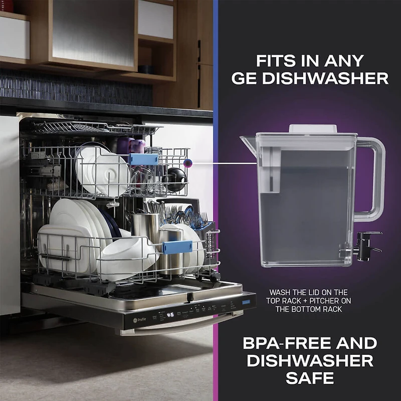 22.9 Cu. Ft. Stainless Counter Depth 4-Door French Door Smart Refrigerator with Dual-Dispense AutoFill Pitcher