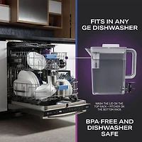 22.9 Cu. Ft. Stainless Counter Depth 4-Door French Door Smart Refrigerator with Dual-Dispense AutoFill Pitcher