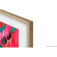 75 inch The Frame Customizable Bezel - Modern Teak