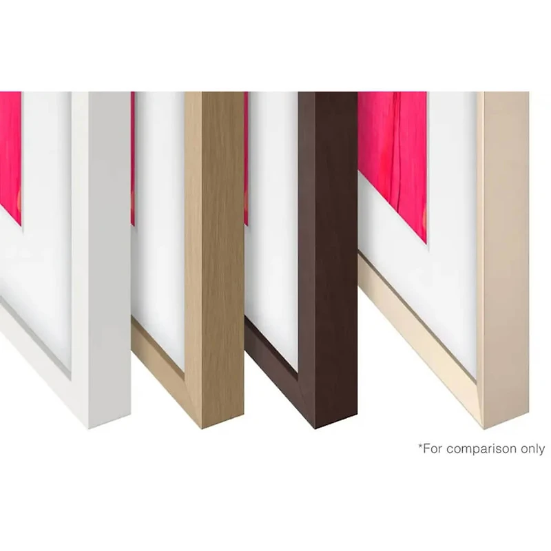 75 inch The Frame Customizable Bezel - Modern Teak