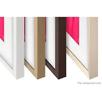 75 inch The Frame Customizable Bezel - Modern Teak