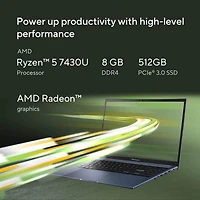 15.6 inch Vivobook 15 Laptop - AMD Ryzen 5-7430U - AMD Radeon Graphics