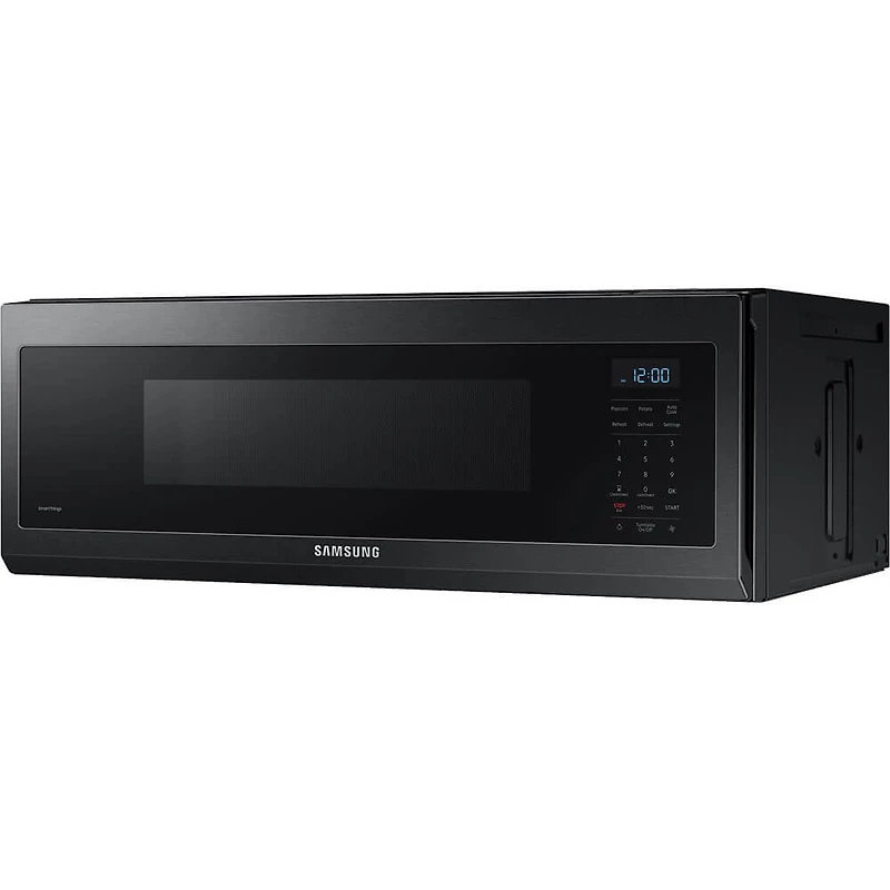1.1 Cu. Ft. Matte Black Steel Over-the-Range Smart Microwave