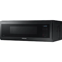 1.1 Cu. Ft. Matte Black Steel Over-the-Range Smart Microwave