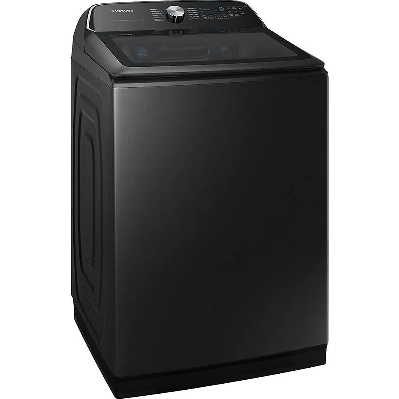 5.4 Cu. Ft. Brushed Black Top Load High Efficiency Electric Smart Washer