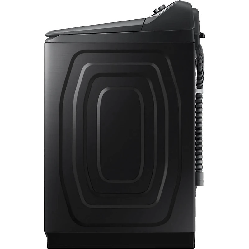 5.4 Cu. Ft. Brushed Black Top Load High Efficiency Electric Smart Washer