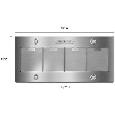 48 inch Stainless Custom Range Hood Liner