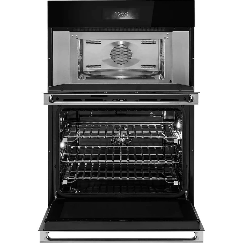 30 inch Stainless Smart Convection Electric Wall Oven Combination