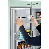 21.4 Cu. Ft. Summer Mint Green Classic Retro French Door Counter-Depth Refrigerator