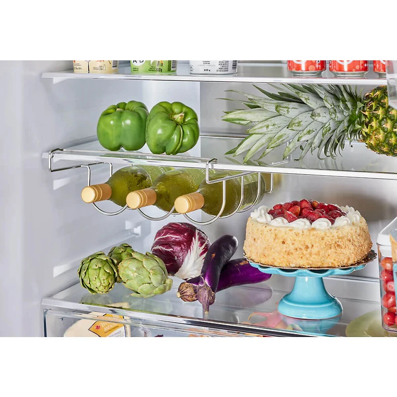 21.4 Cu. Ft. Summer Mint Green Classic Retro French Door Counter-Depth Refrigerator