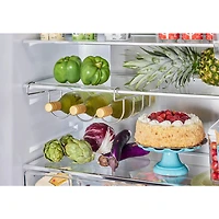 21.4 Cu. Ft. Summer Mint Green Classic Retro French Door Counter-Depth Refrigerator