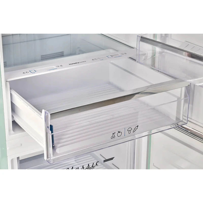 17 Cu. Ft. Summer Mint Green Classic Retro Counter-Depth Bottom Freezer Refrigerator