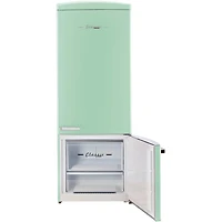17 Cu. Ft. Summer Mint Green Classic Retro Counter-Depth Bottom Freezer Refrigerator
