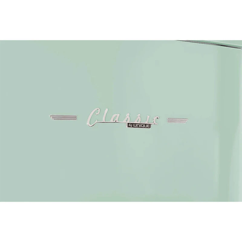 17 Cu. Ft. Summer Mint Green Classic Retro Counter-Depth Bottom Freezer Refrigerator