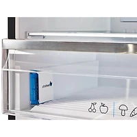 17 Cu. Ft. Matte Black Classic Retro Counter-Depth Bottom Freezer Refrigerator