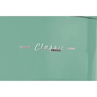 17 Cu. Ft. Ocean Mist Turquoise Classic Retro Counter-Depth Bottom Freezer Refrigerator
