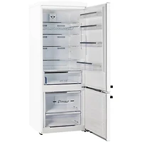 17 Cu. Ft. Marshmallow White Classic Retro Counter-Depth Bottom Freezer Refrigerator