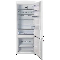 17 Cu. Ft. Marshmallow White Classic Retro Counter-Depth Bottom Freezer Refrigerator