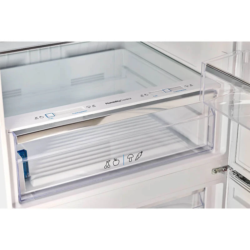 17 Cu. Ft. Marshmallow White Classic Retro Counter-Depth Bottom Freezer Refrigerator