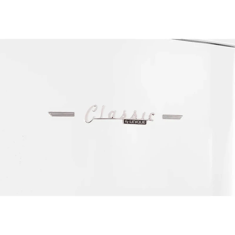 17 Cu. Ft. Marshmallow White Classic Retro Counter-Depth Bottom Freezer Refrigerator