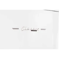 17 Cu. Ft. Marshmallow White Classic Retro Counter-Depth Bottom Freezer Refrigerator