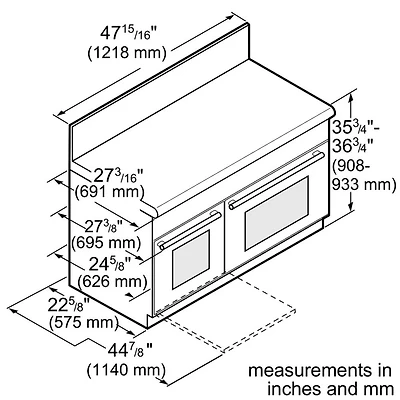 7.1 Cu. Ft. Pro Harmony Stainless Freestanding Double Oven Gas Convection Smart Range with Griddle