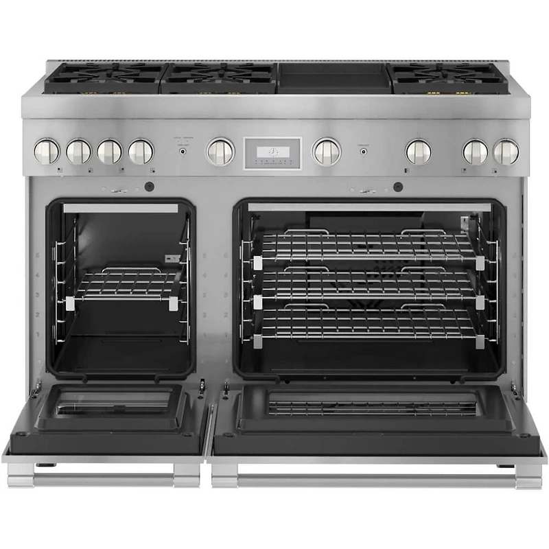 7.1 Cu. Ft. Pro Harmony Stainless Freestanding Double Oven Gas Convection Smart Range with Griddle
